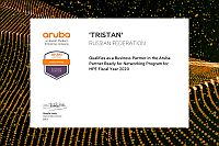 Тристан официальный бизнес-партнер компании HPE по направлению сетевое оборудование Aruba