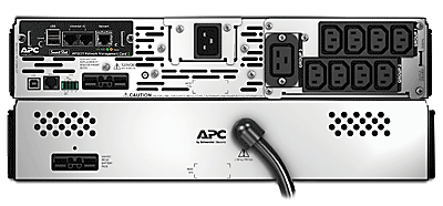 AAPC Smart UPS X 3000 с батареями. Вид сзади