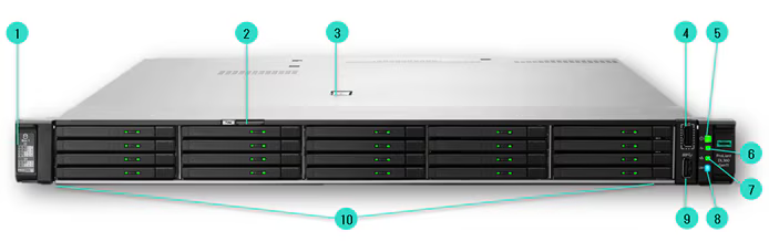 HPE ProLiant DL360 Gen11 Стандартно 4 LFF