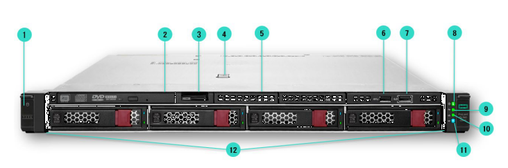 HPE ProLiant DL360 Gen11 Стандартно 4 LFF
